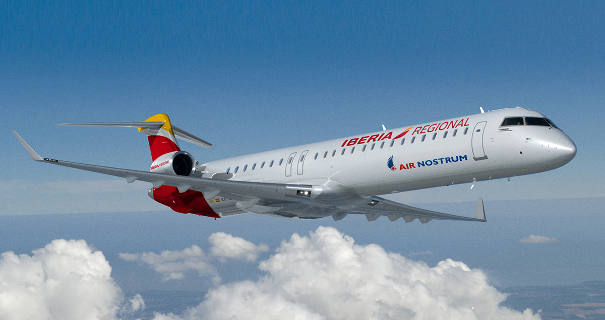 Avin de Air Nostrum, CRJ 1000 Iberia Regional